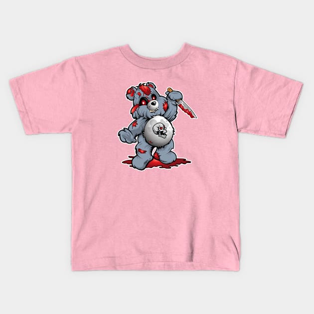 SCare Bear Kids T-Shirt by TinyTerrors